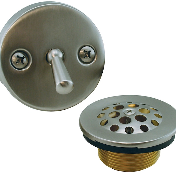 Brushed Nickel Two-Hole Trip Lever Conversion Kit